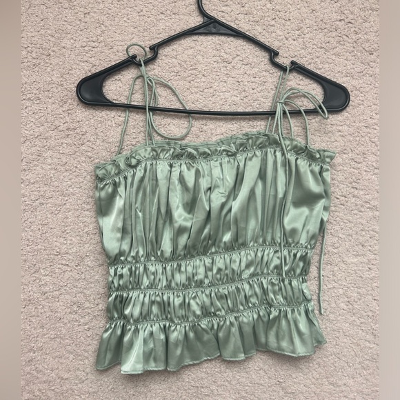 GREEN FOREVER 21 SHIRT - Picture 3 of 3